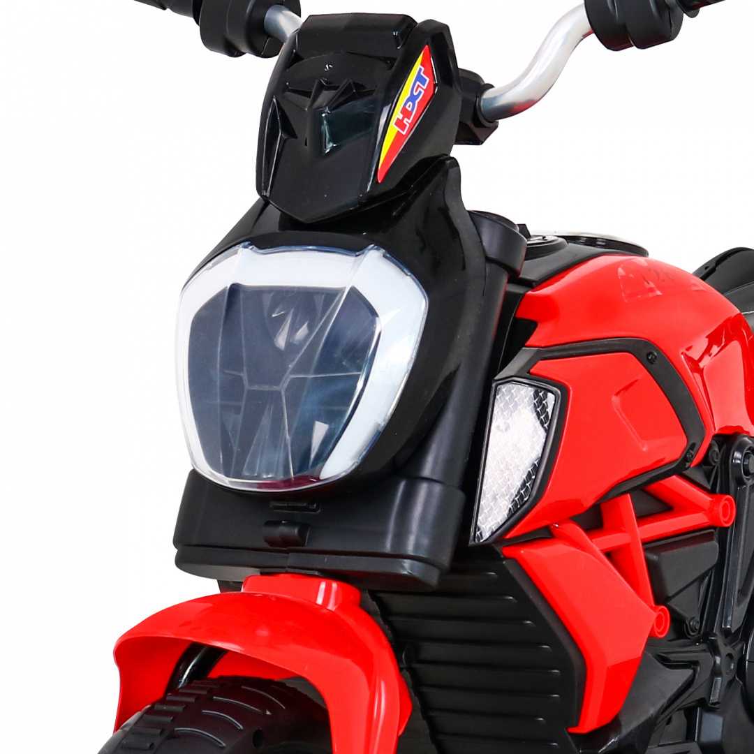 Elektrinis motociklas Fast Tourist, raudonas