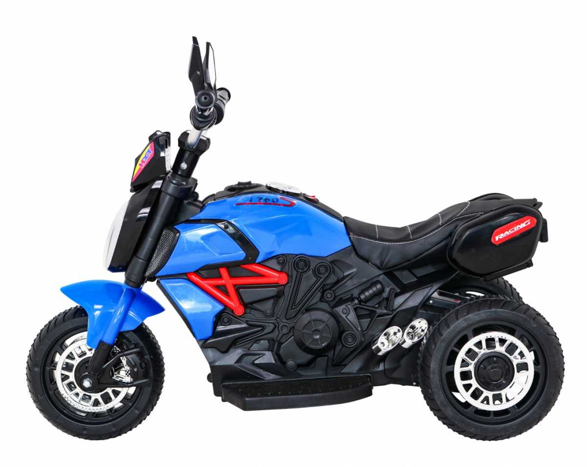 Elektrinis motociklas Fast Tourist, mėlynas 