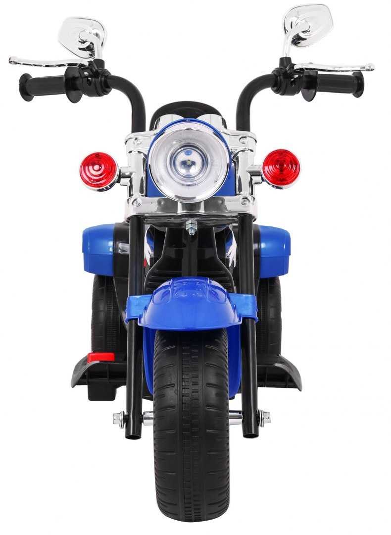 Elektrinis triratis motociklas Chopper NightBike, mėlynas