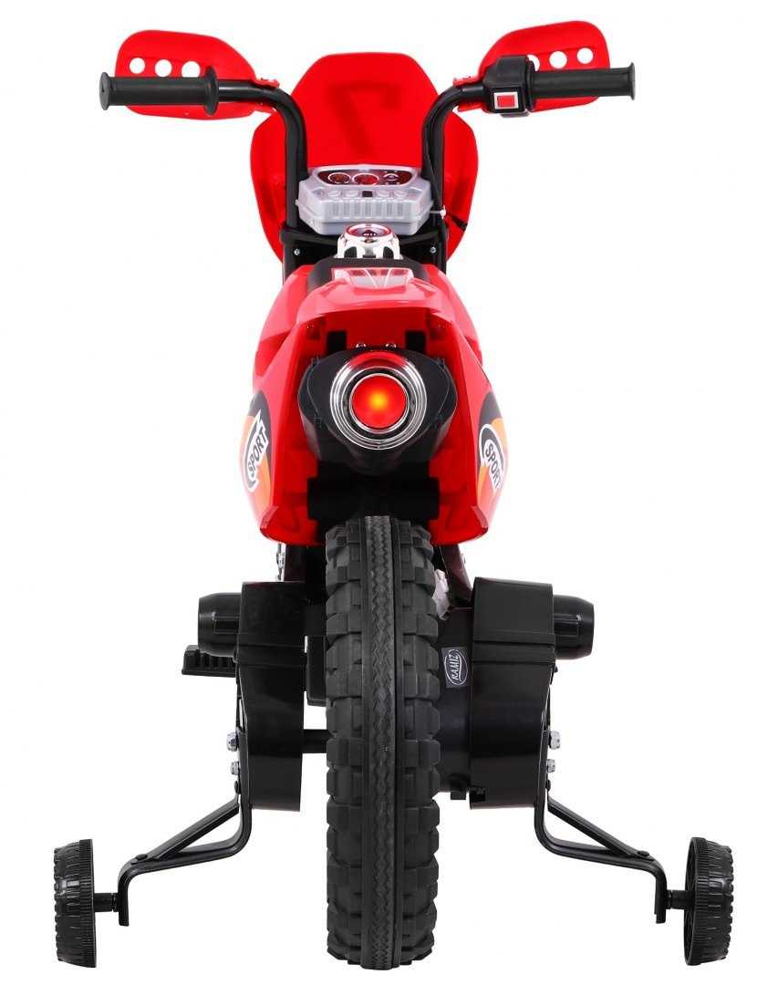 Elektrinis motociklas CROSS, raudonas