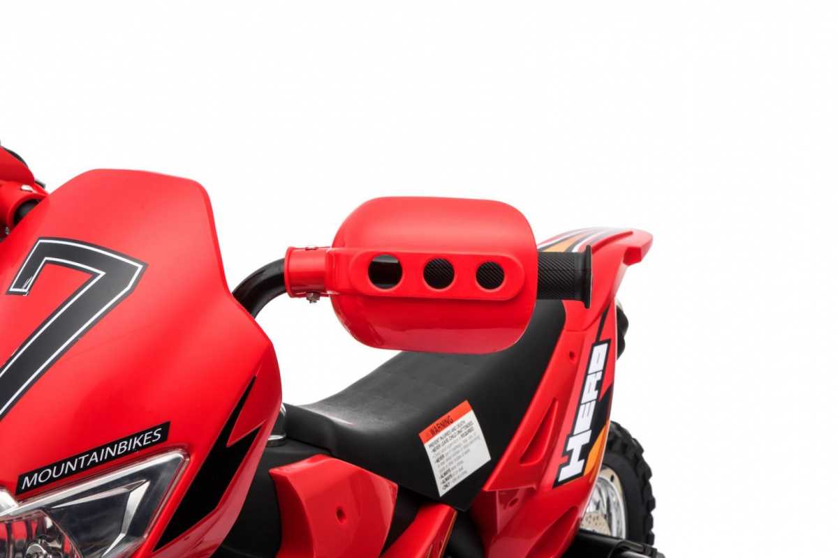 Elektrinis motociklas CROSS, raudonas