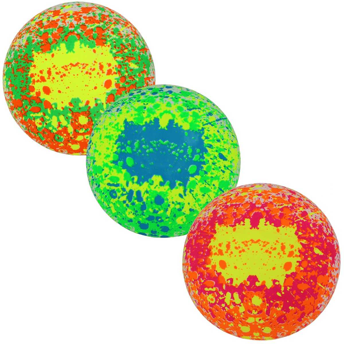 Enero spalvotas guminis kamuolys, 20 cm 