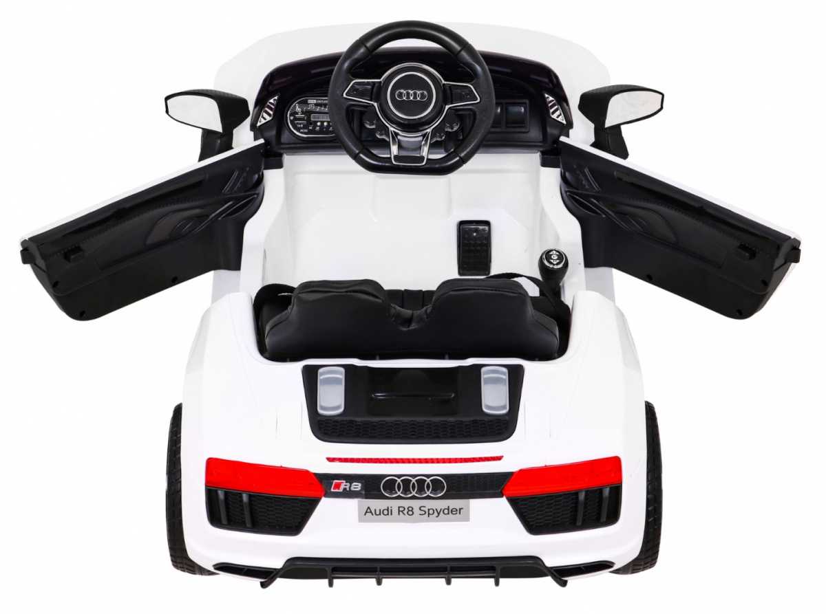 Elektromobilis Audi R8, baltas