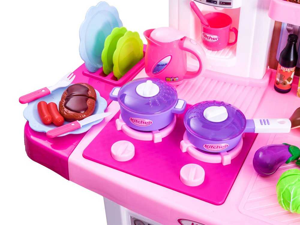 Interaktyvi virtuvė vaikams, rožinė