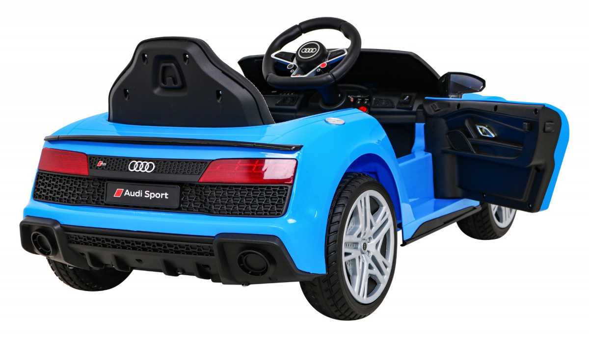 Vienvietis elektromobilis Audi R8 LIFT, mėlynas