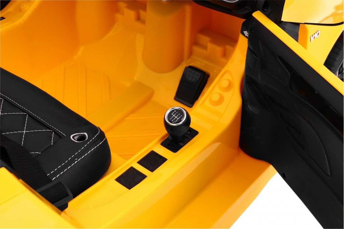 Vaikiškas elektromobilis AUDI R8 Spyder, geltonas 