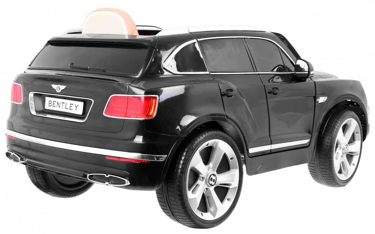 Vienvietis elektromobilis Bentley Bentayga, juodas