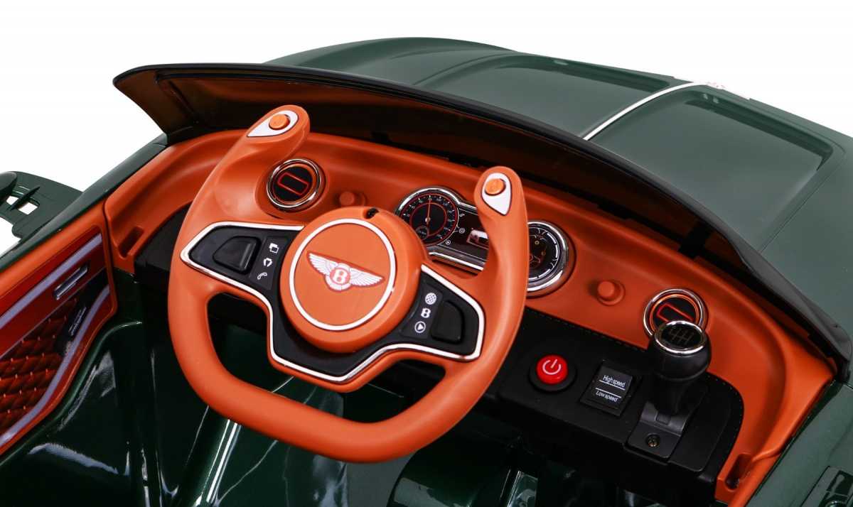 Vaikiškas elektromobilis Bentley EXP12, žalias lakuotas