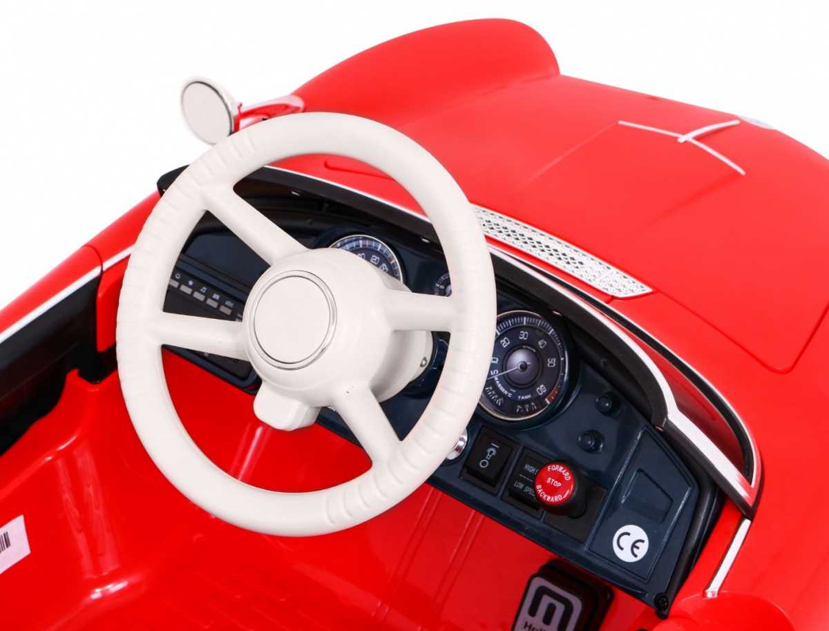 Elektromobilis BMW 507 Retro, raudonas
