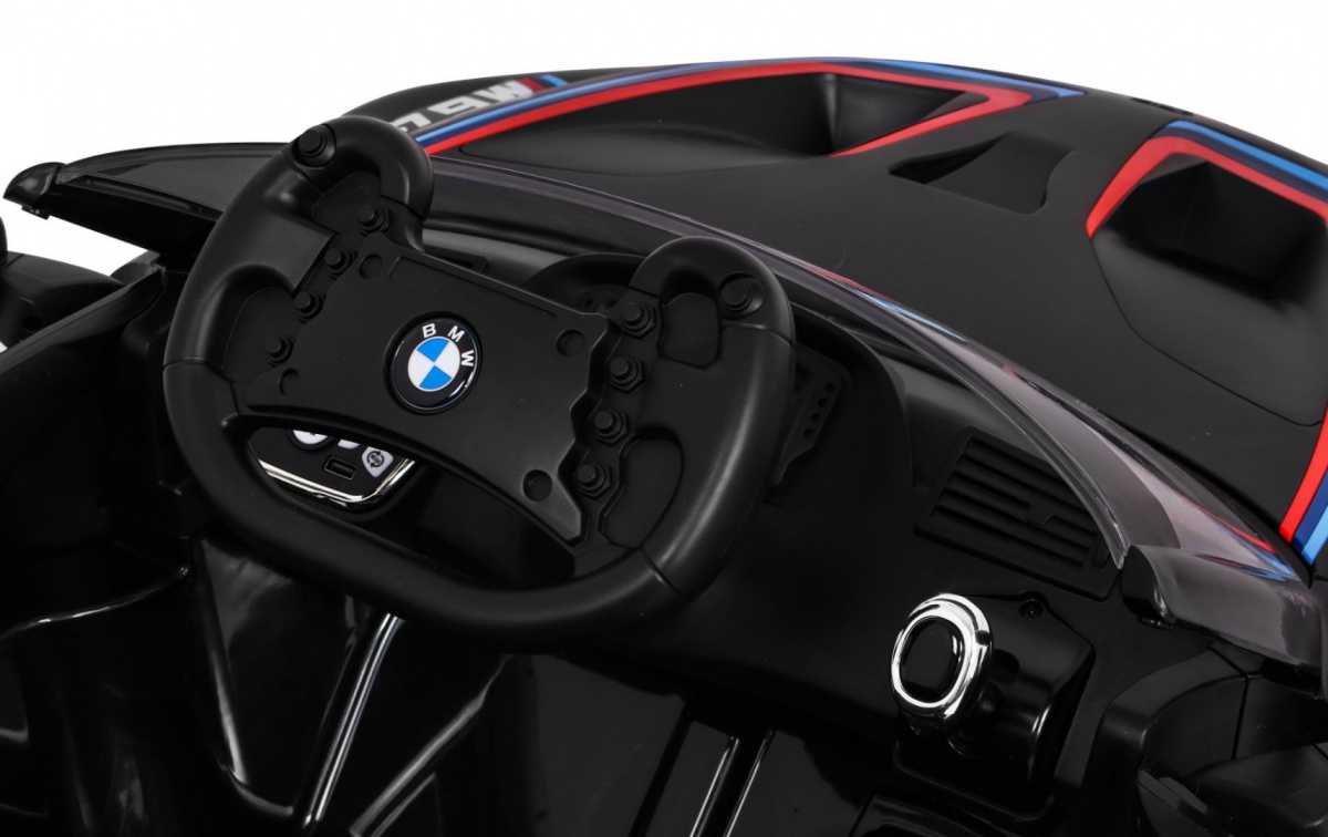 Vaikiškas elektromobilis BMW M6 GT3, juodas
