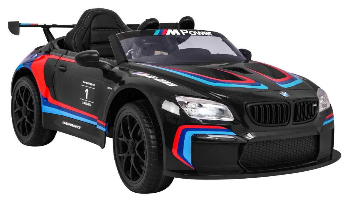 Vaikiškas elektromobilis BMW M6 GT3, juodas