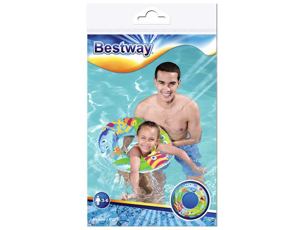 Pripučiamas plaukimo ratas - Bestway, 56cm, B