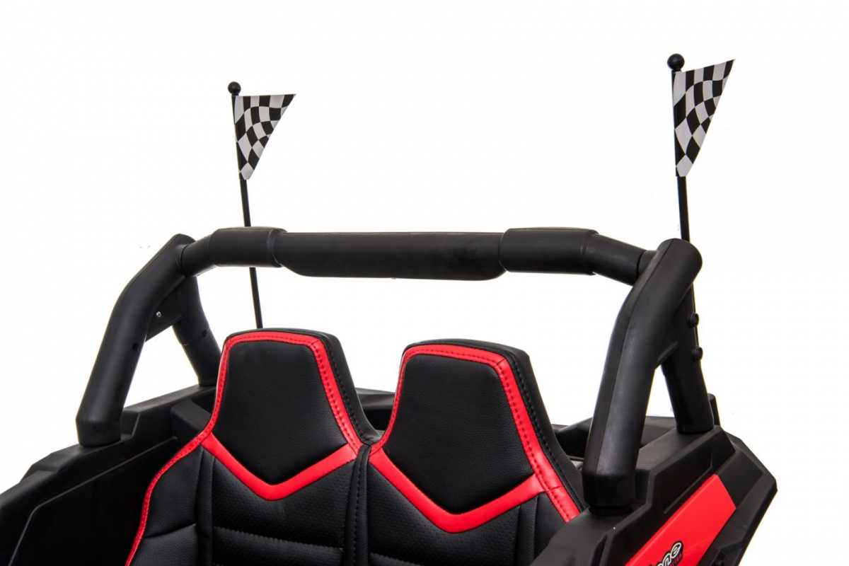 Elektromobilis Buggy Racer 4x4, raudonas