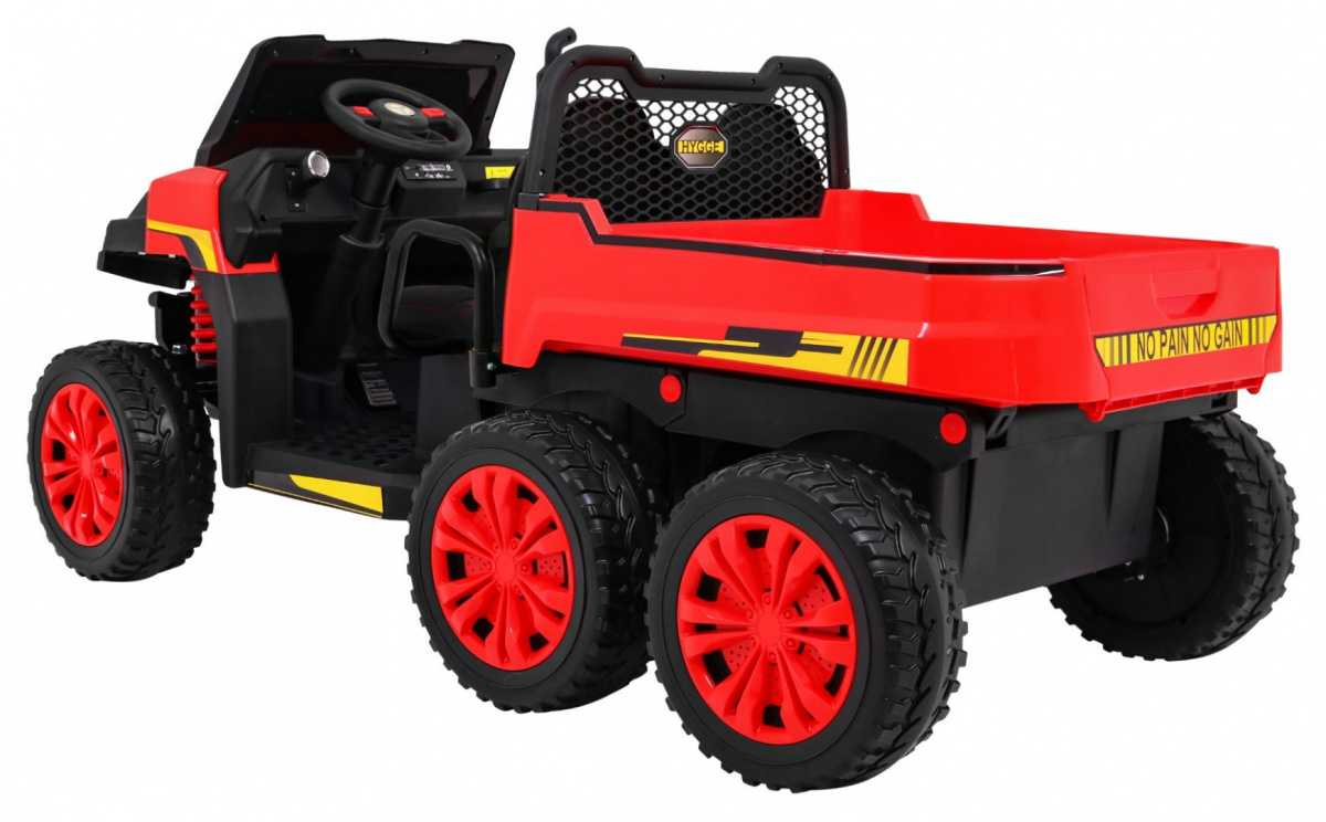 Vaikiškas traktorius Farmer Truck, raudonas
