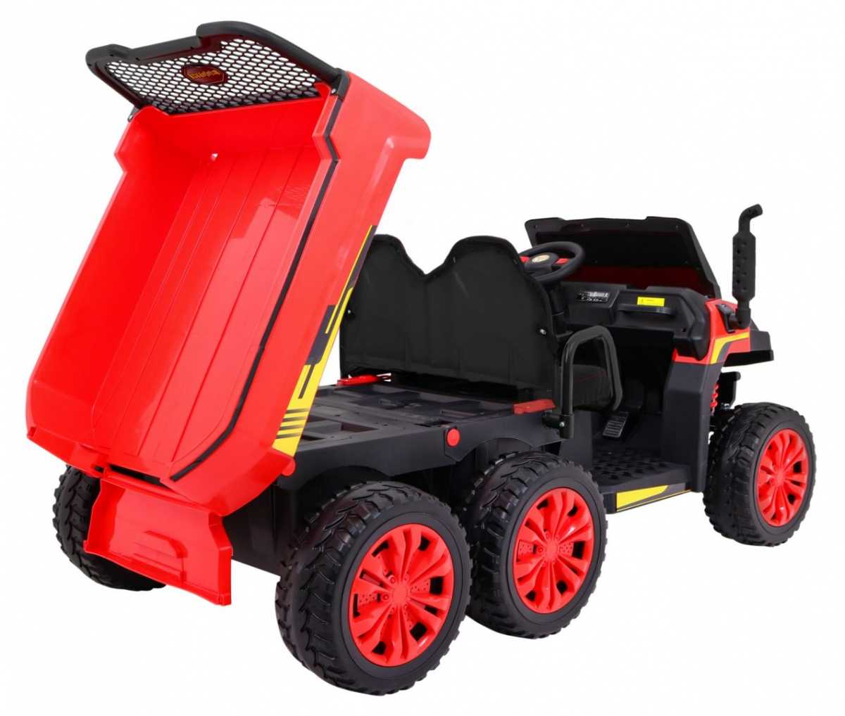 Vaikiškas traktorius Farmer Truck, raudonas