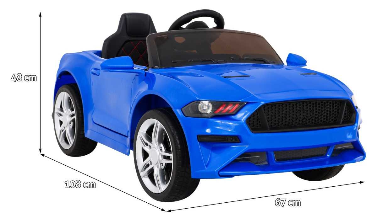 Vaikiškas elektromobilis GT Sport, mėlynas