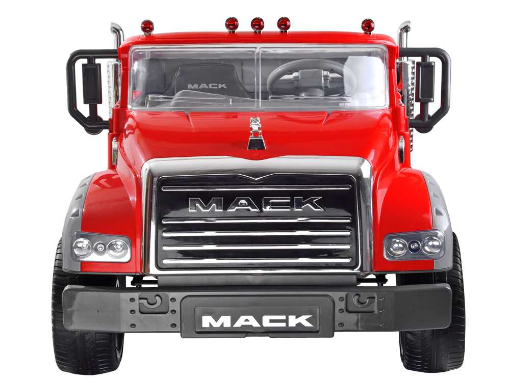 Vaikiškas elektromobilis „Mack Trucks“, mėlynas