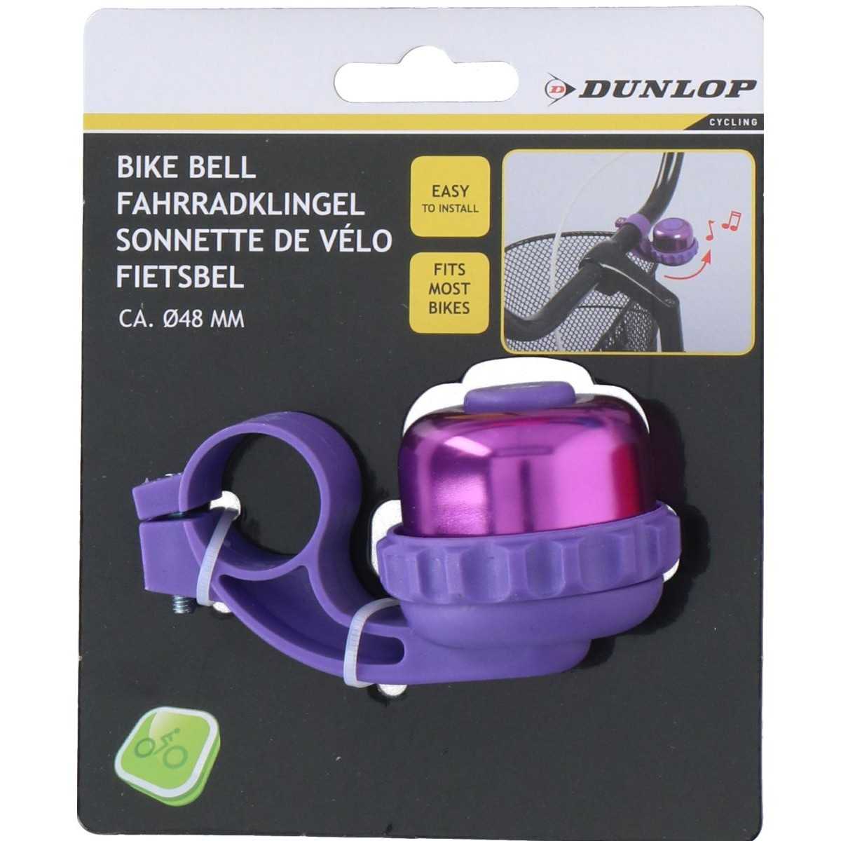 Dunlop dviračio skambutis 48 mm, rožinis