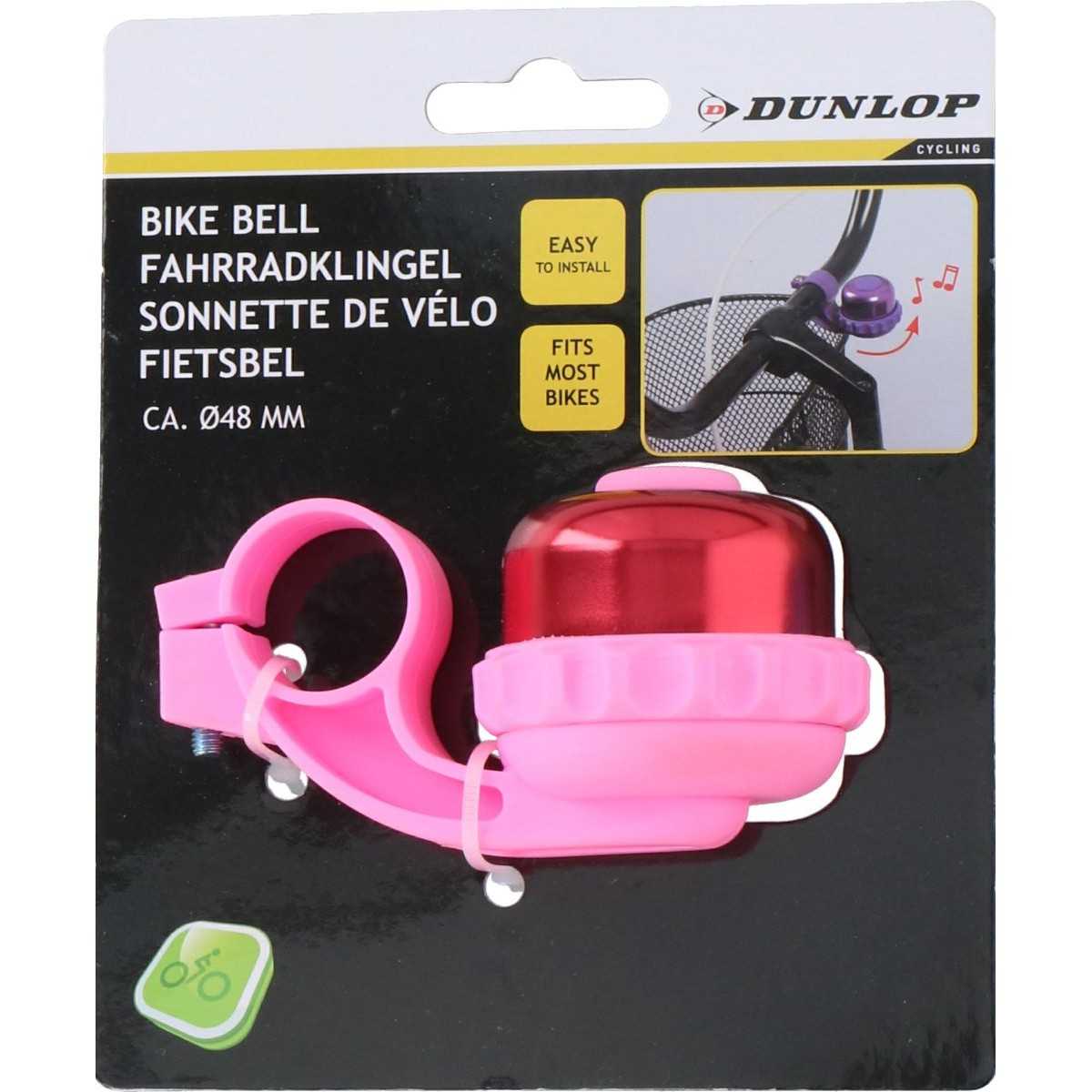 Dunlop dviračio skambutis 48 mm, rožinis