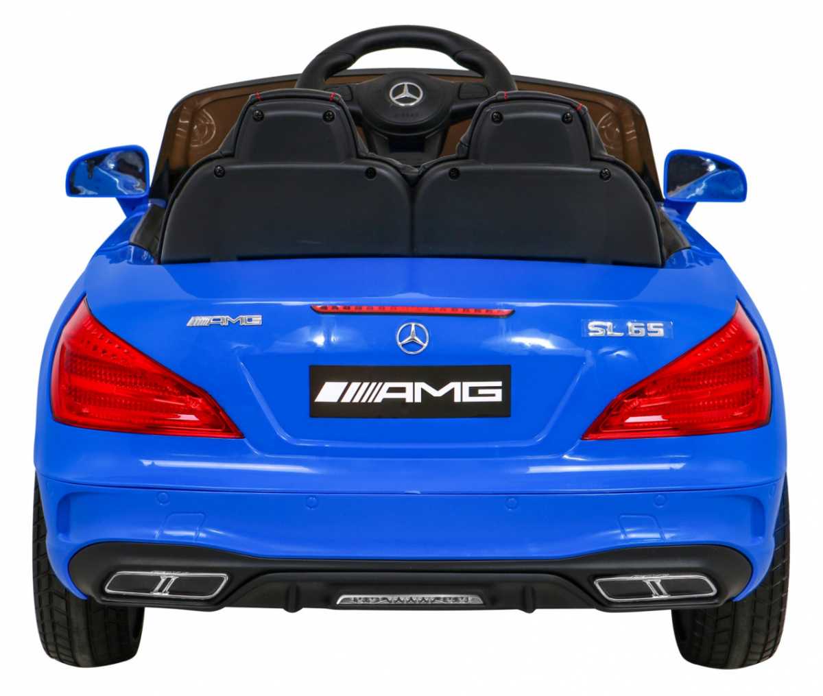 Vienvietis elektromobilis Mercedes Benz AMG SL65 S, mėlynas