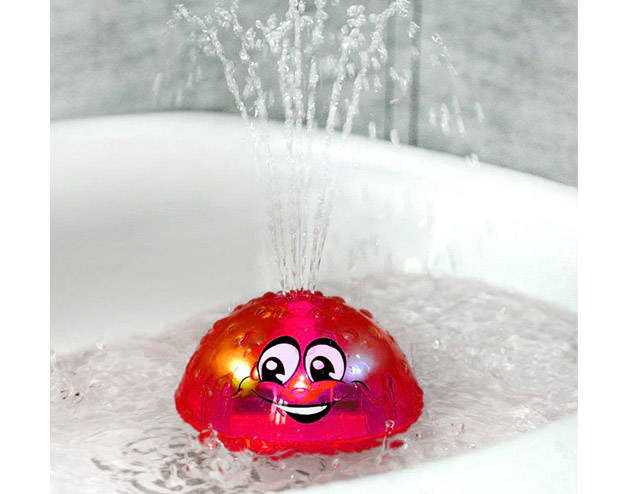 Vonios žaislas plūduriuojantis fontanas, raudonas