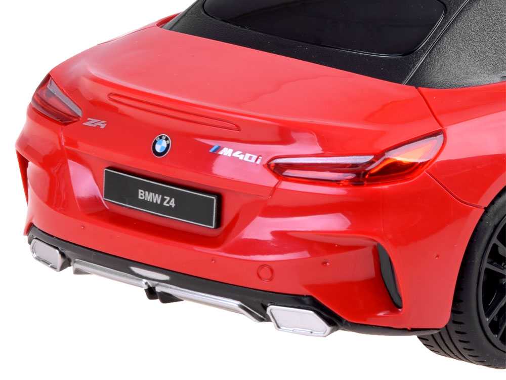 Nuotoliniu būdu valdomas automobilis - BMW Z4, raudonas