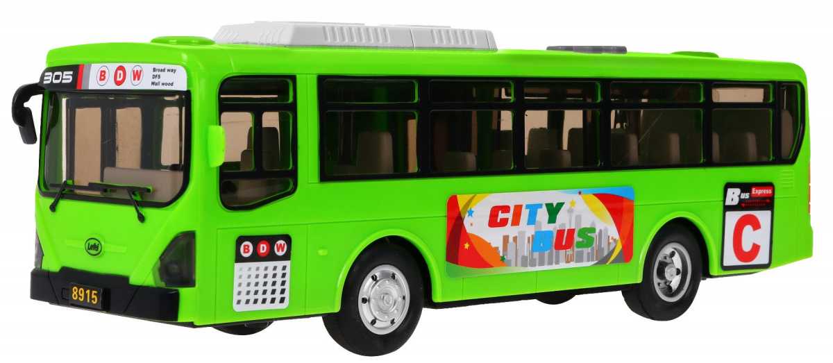 Žaislinis mokyklinis autobusas Gimbus, žalias