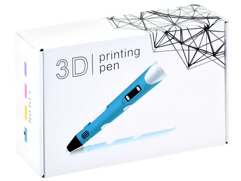 3D rašiklis, mėlynas