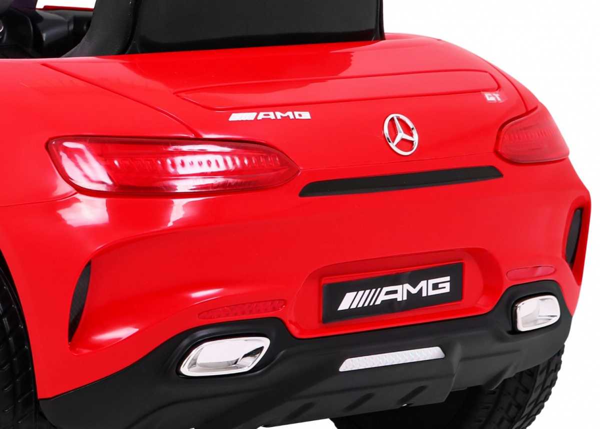 Vienvietis elektromobilis Mercedes Benz GT, raudonas
