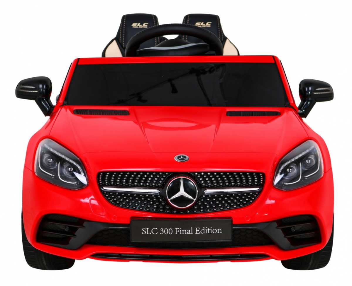 Vienvietis elektromobilis Mercedes BENZ SLC300, raudonas