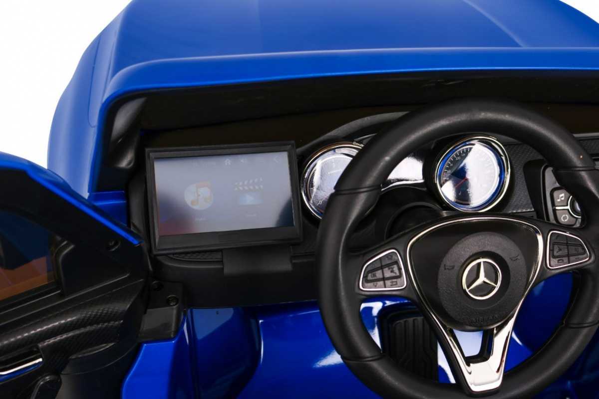 Elektromobilis Mercedes Benz X-Class MP4, lakuotas mėlynas