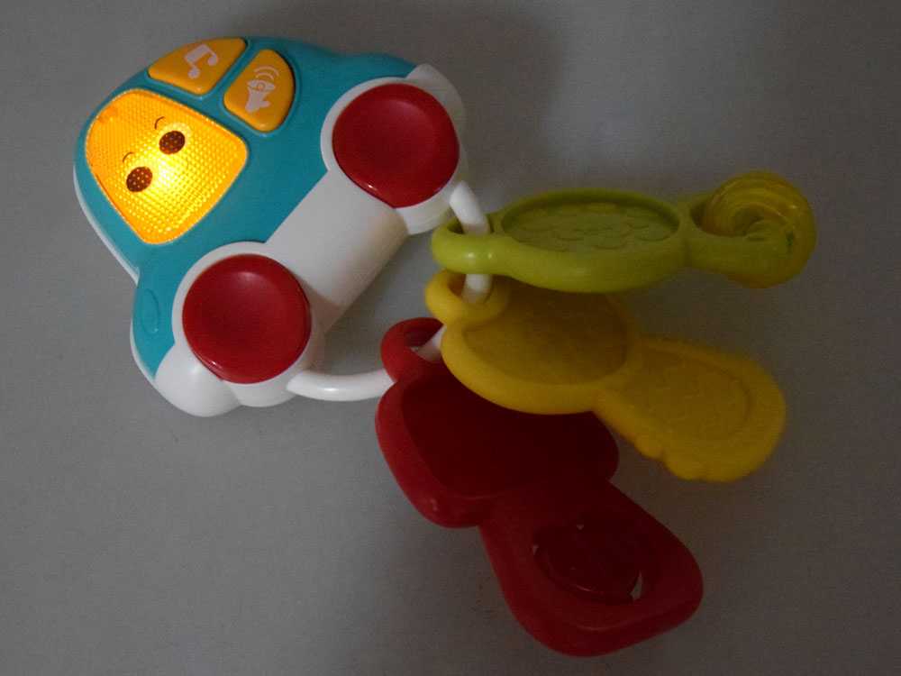 Interaktyvus žaislas kūdikiui - raktai