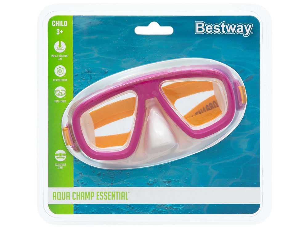 Plaukimo akiniai Bestway Hydro Swim, rožiniai