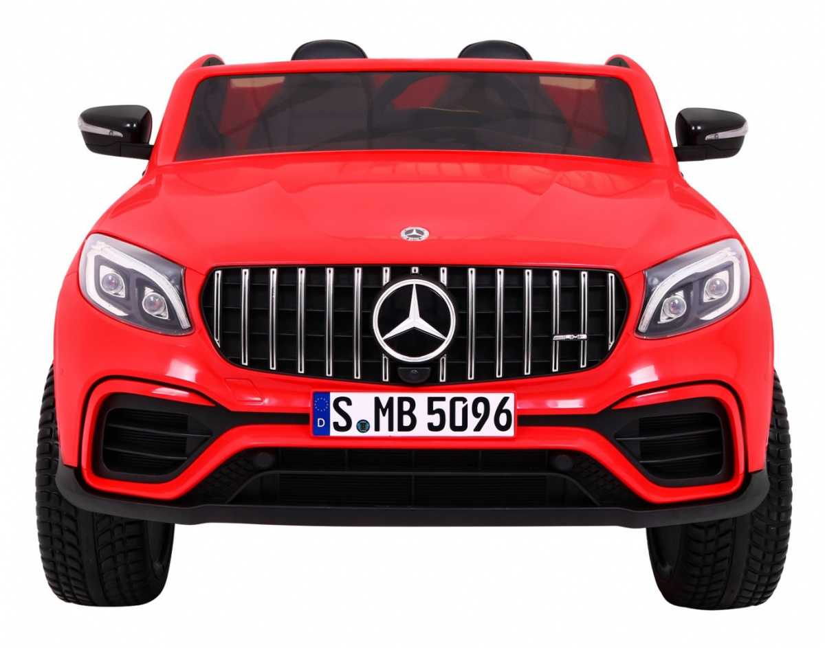 Vaikiškas elektromobilis Mercedes GLC 63S, raudonas