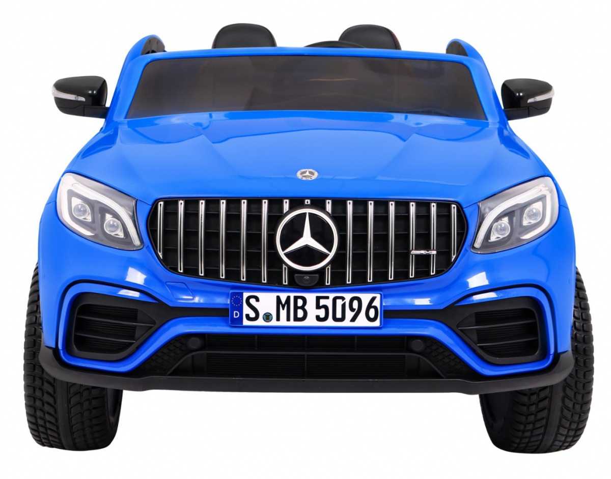 Dvivietis elektromobilis Mercedes GLC 63S, mėlynas