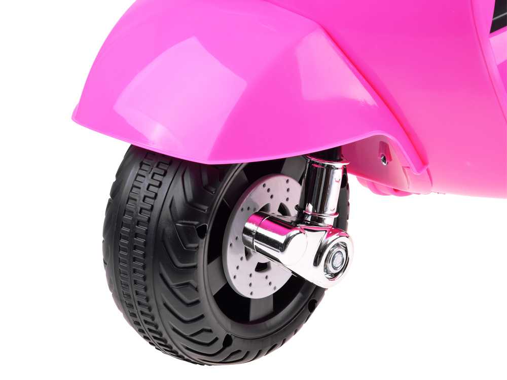 Vaikiškas elektrinis motociklas - Vespa, raudonas