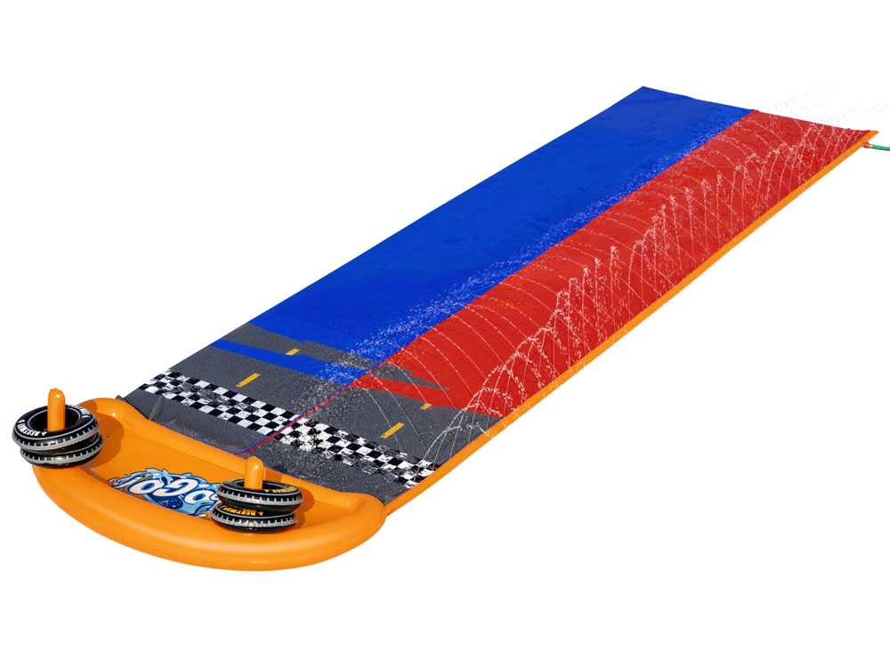 Dviguba čiuožykla - BESTWAY SUPER RACE, 488 cm 