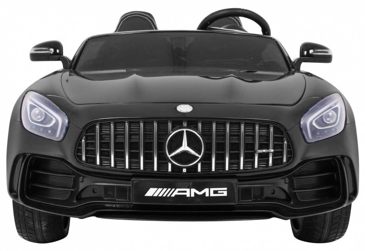 Dvivietis elektromobilis Mercedes-Benz GT R 4x4, juodas lakuotas