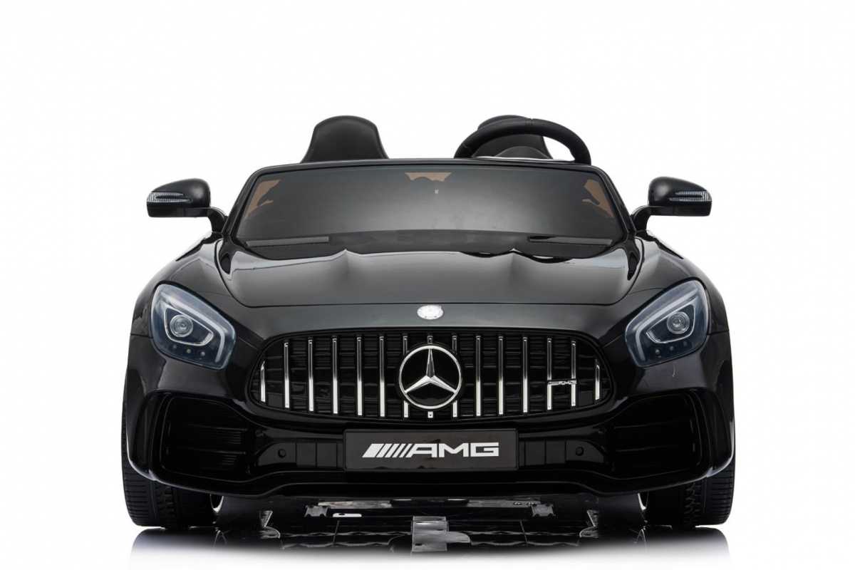 Dvivietis elektromobilis Mercedes-Benz GT R 4x4, juodas lakuotas