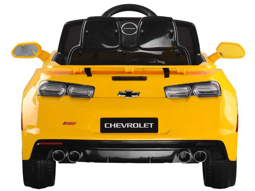 Vienvietis elektromobilis Chevrolet CAMARO, juodas