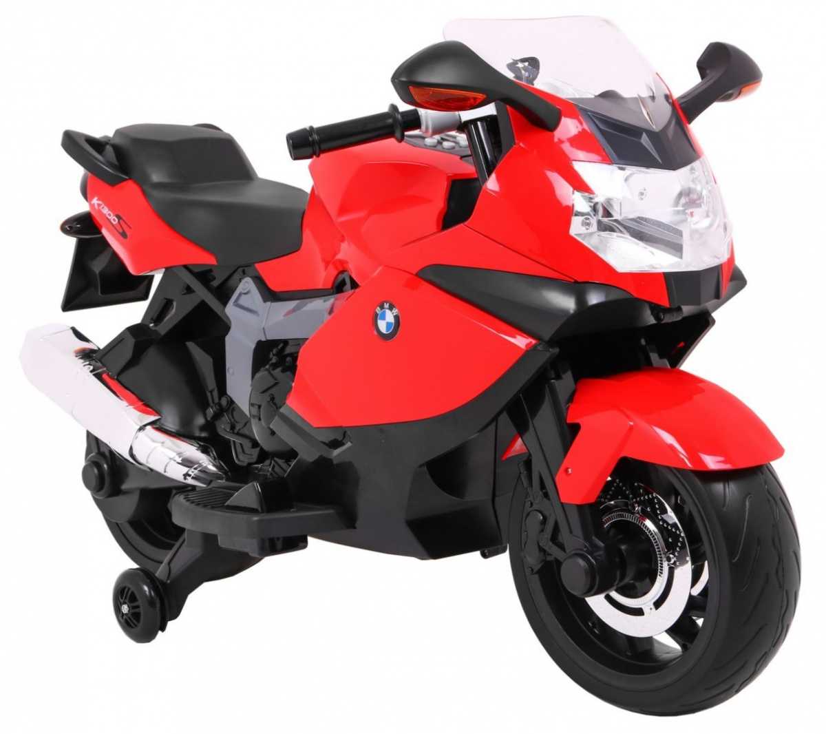 Elektrinis motociklas BMW K1300S, raudonas