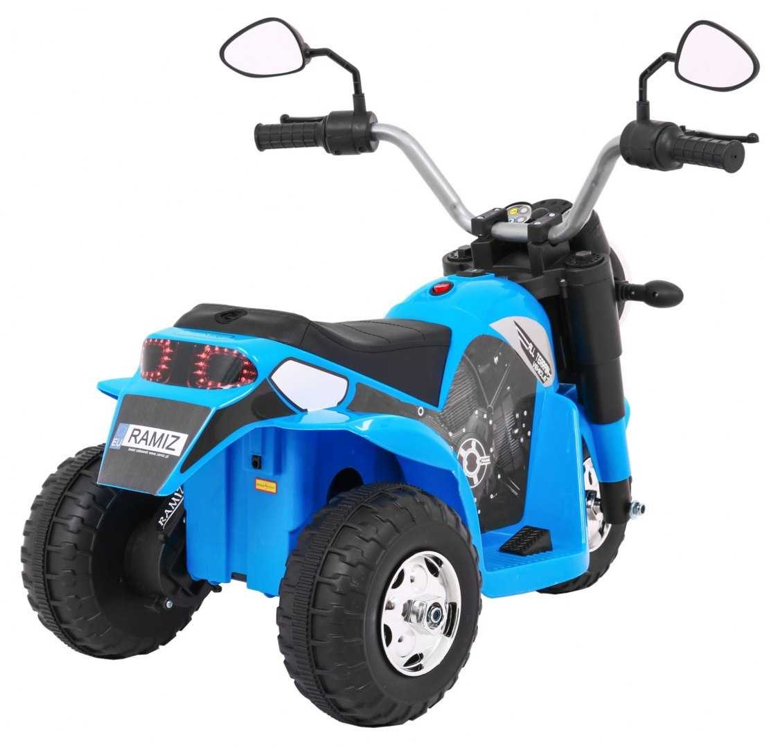 Elektrinis motociklas MiniBike, mėlynas