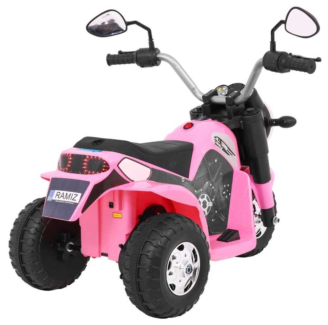 Elektrinis motociklas MiniBike, rožinis