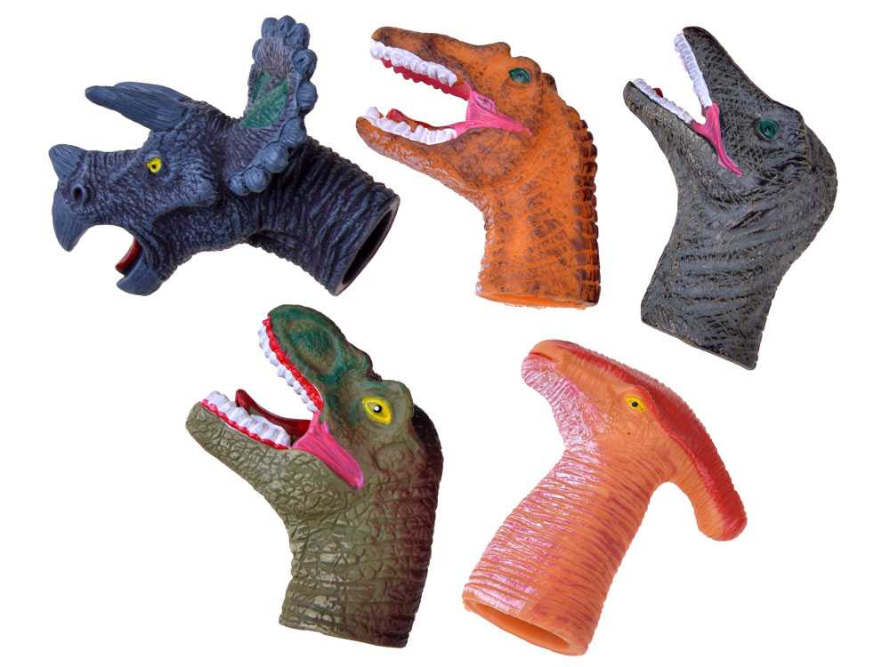 Dinozaurai ant pirštų, 5 vnt.