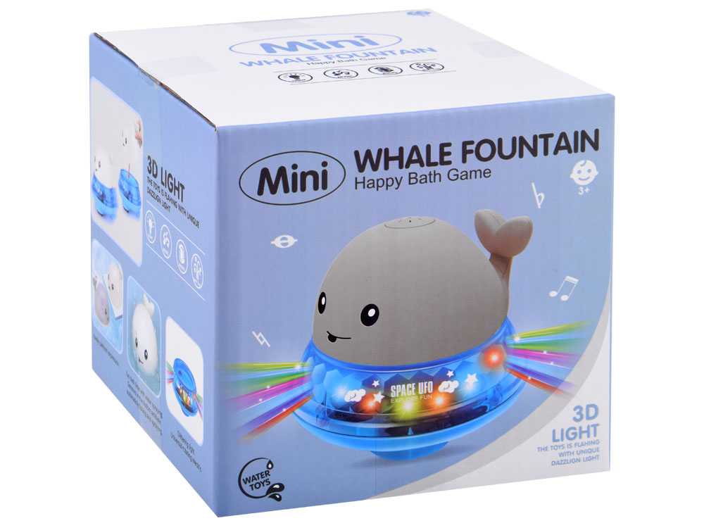 Interaktyvus žaislas - Linksmasis banginis, pilkas