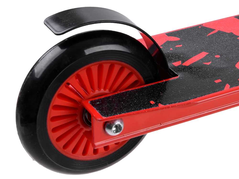 Paspirtukas Skate Pro Stunt Scooter, raudonas