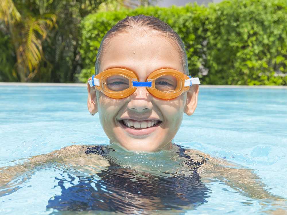 Vaikiški plaukimo akiniai Bestway Aqua Burst, oranžiniai