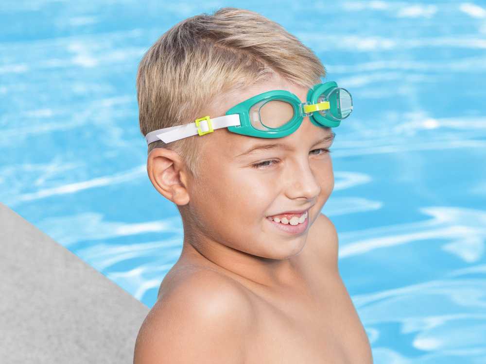 Vaikiški plaukimo akiniai Bestway Aqua Burst, žali