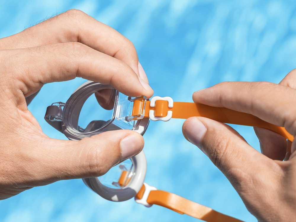 Plaukimo akiniai Bestway Aqua Burs Essential, balti