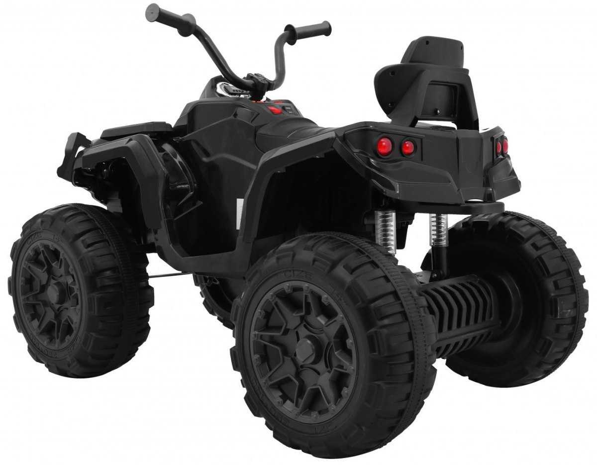 Vaikiškas keturratis Quad ATV, juodas